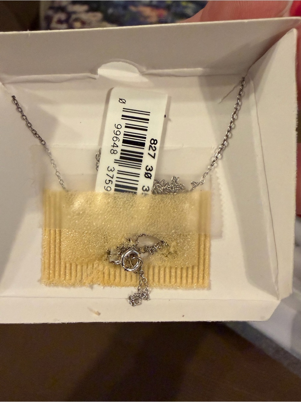 Sterling Silver & Genuine Diamond Horse Pendant with Necklace Still in Box - Picture 6 of 7